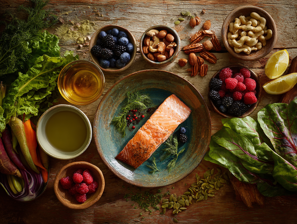 Група людей різного віку займається йогою на природі